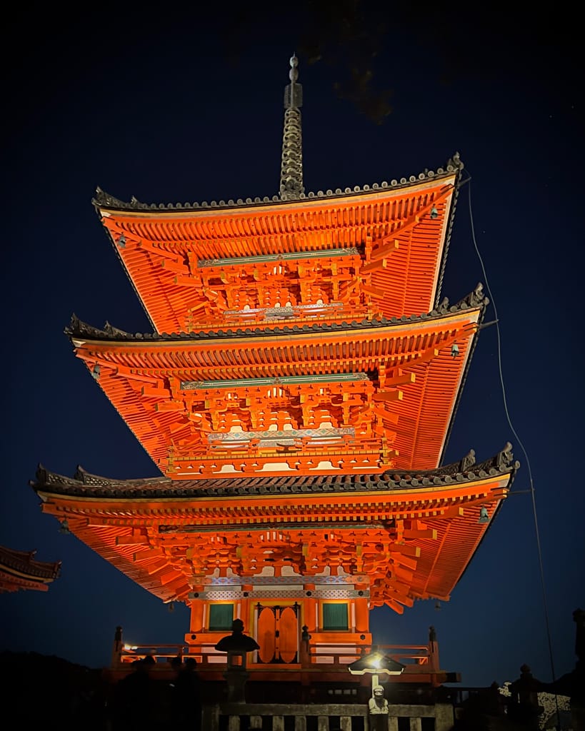 大阪旅行｜日本旅遊經都必去景點勝地清水寺!還有搭上夜間賞櫻