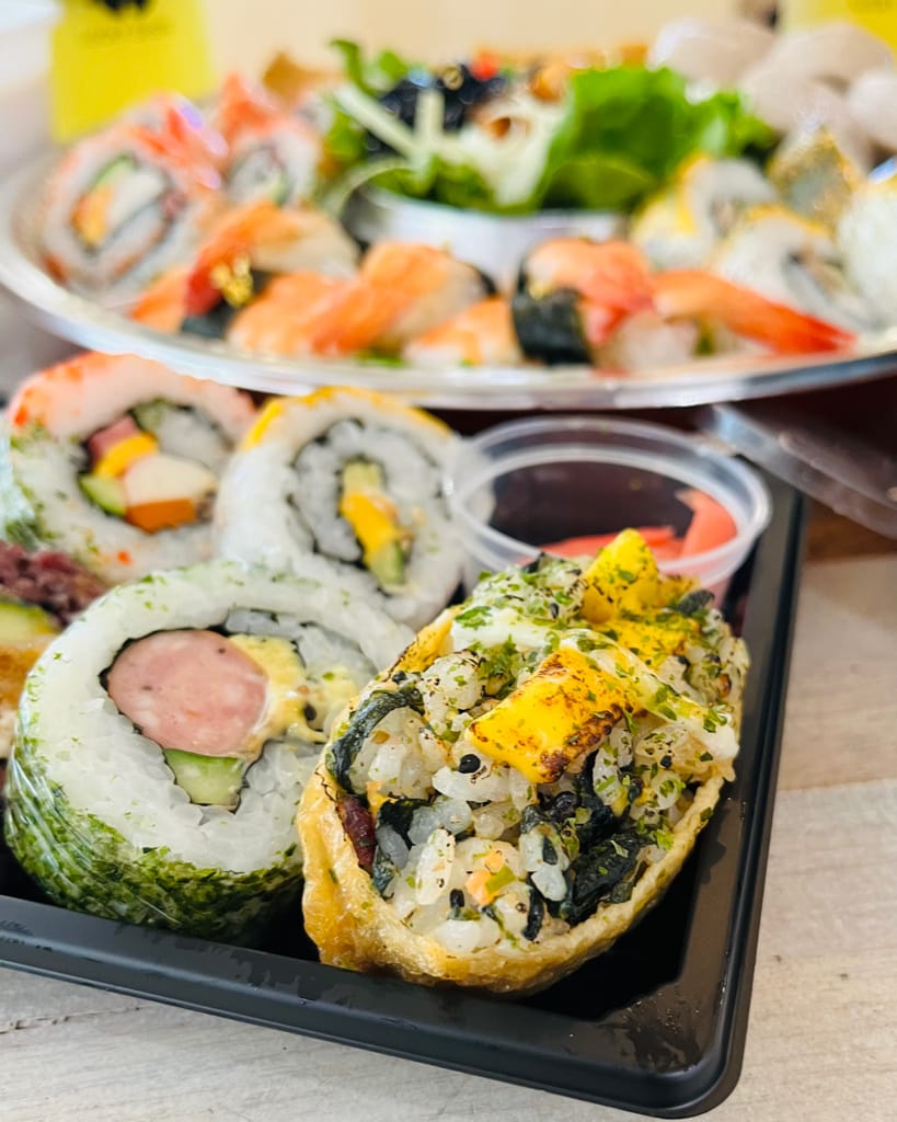台中南屯區美食|幸運壽司可以外帶幸運的壽司餐盒