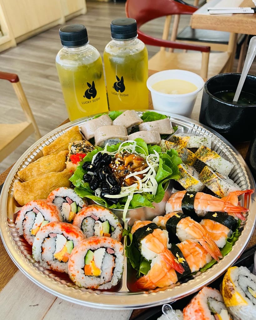 台中南屯區美食|幸運壽司可以外帶幸運的壽司餐盒