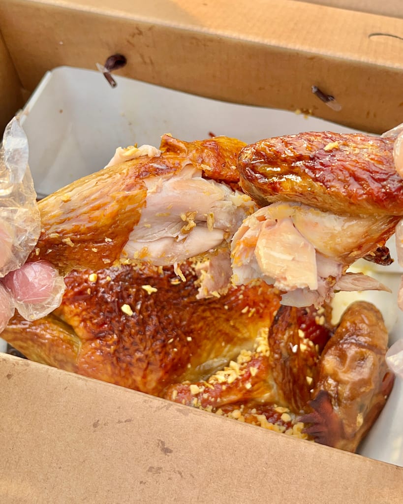 台中美食/台中北區美食/台中必吃的外帶美食[暗巷烤雞]