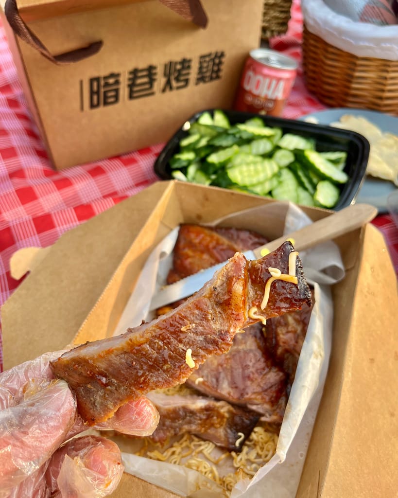 台中美食/台中北區美食/台中必吃的外帶美食[暗巷烤雞]